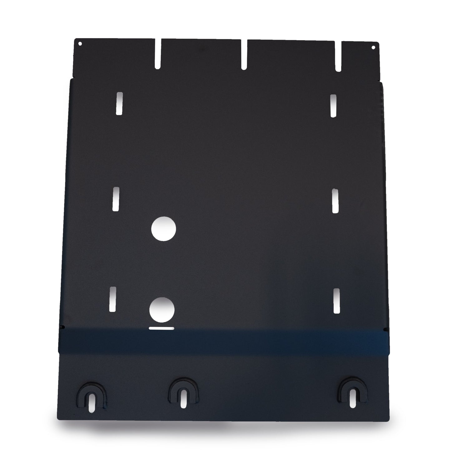 Transmission Skid Plate | 05-Present Frontier - 1/4" 5052 Aluminum - Black Powder Coat
