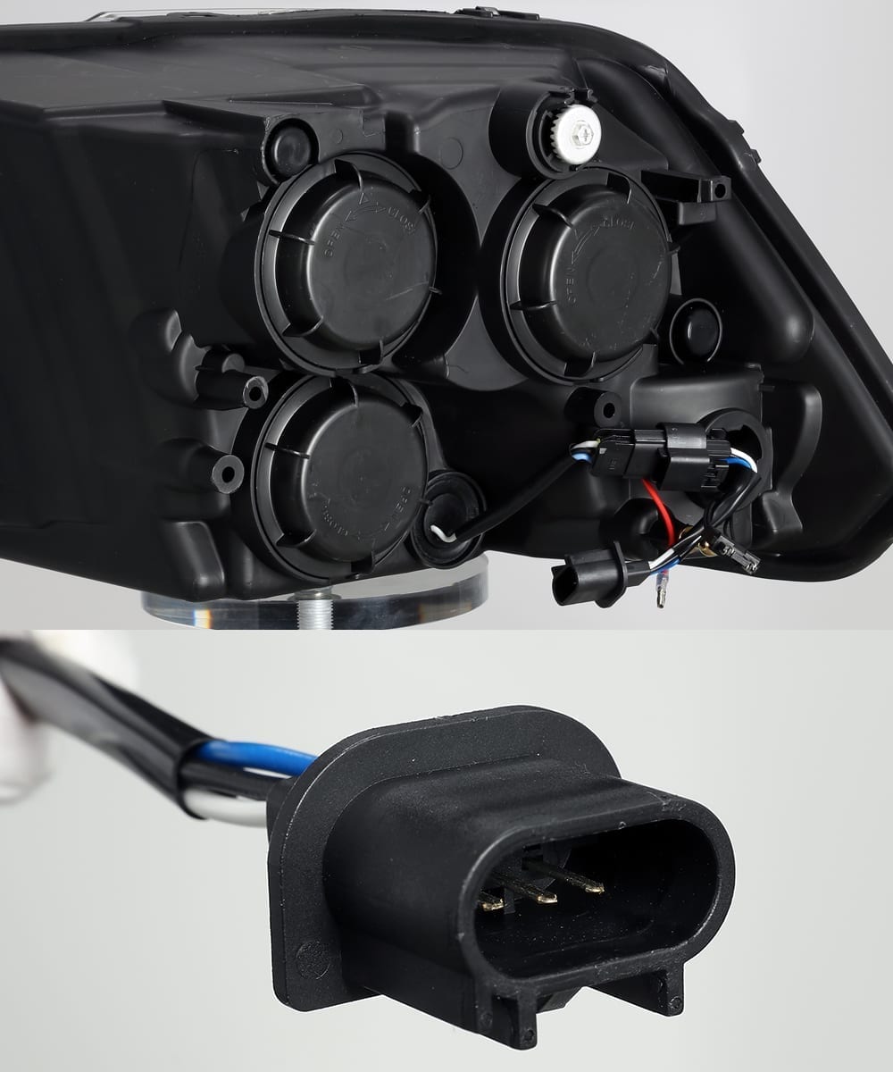 09-18 Ram Truck MK II PRO-Series Halogen Projector Headlights Jet Black | AlphaRex