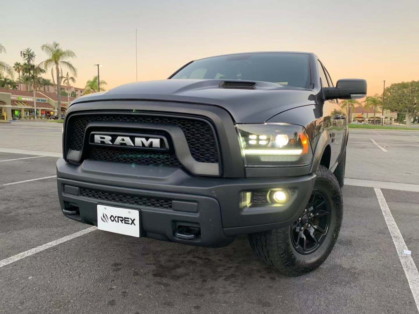 09-18 Ram Truck PRO-Series (5th Gen 2500 Style) Projector Headlights Alpha-Black | AlphaRex