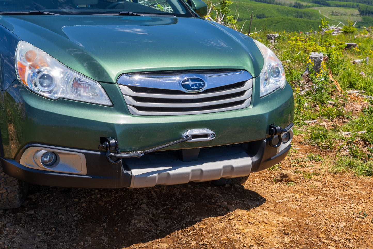 Hidden Winch Mount - Fits 2010-2014 Subaru Outback