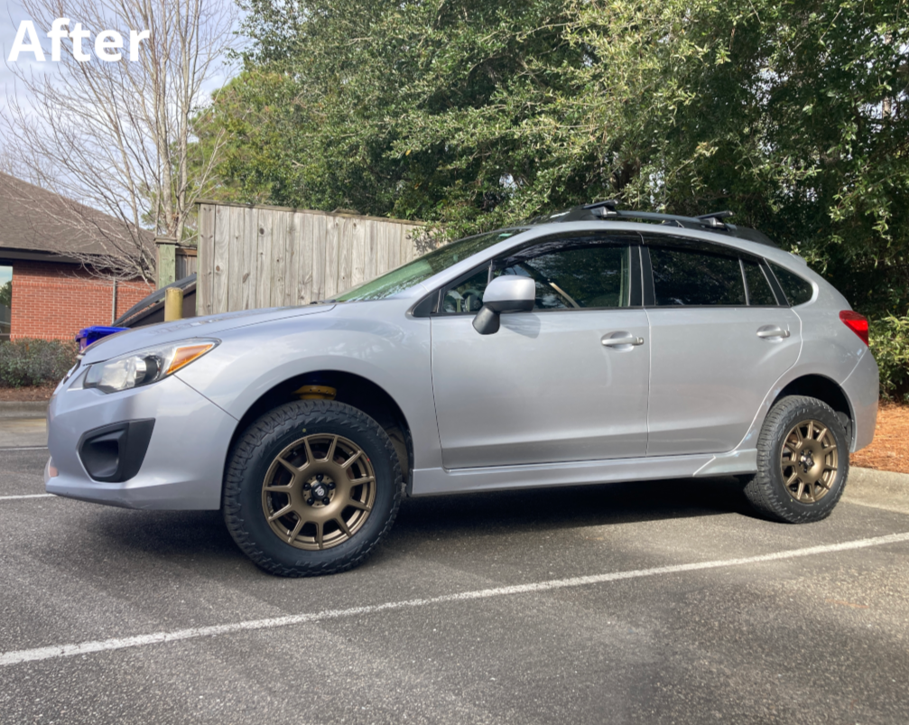 4" Lift Bilstein B6 Suspension Lift Kit - Fits 12-16 Subaru Impreza