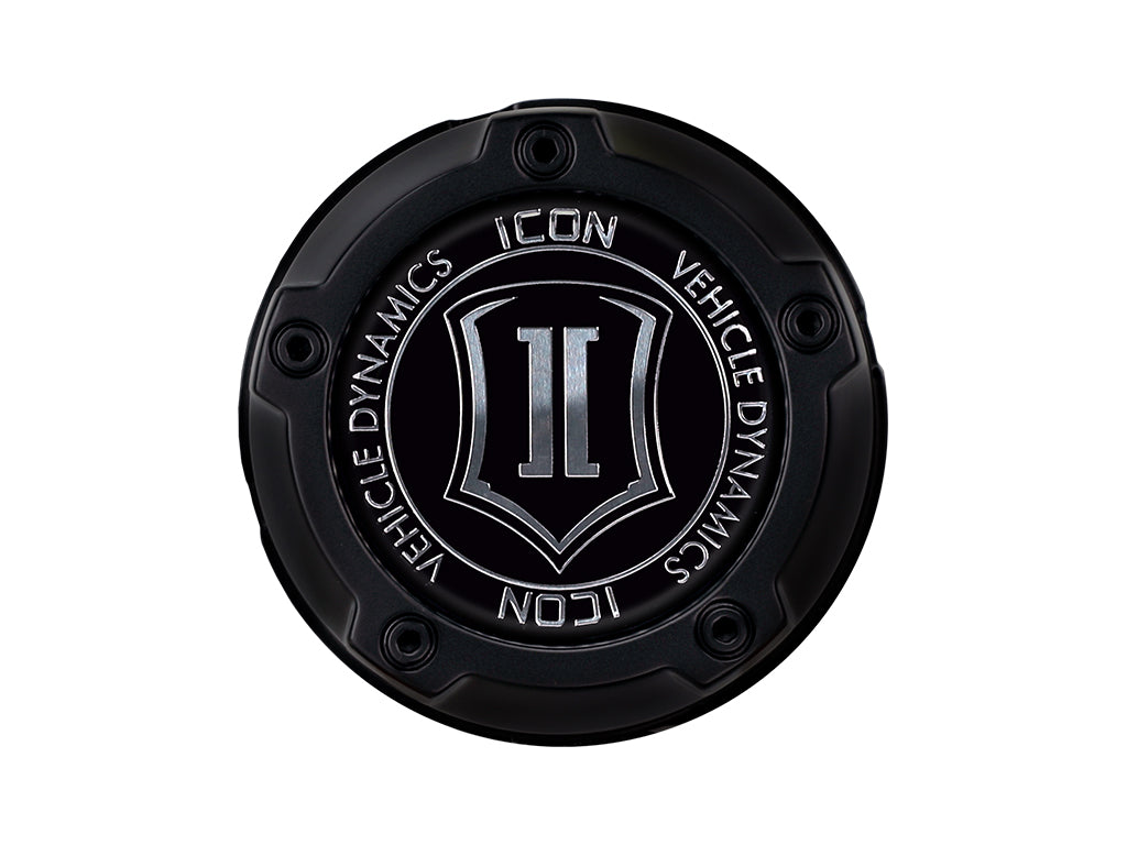 Six Speed Center Cap 6X5.5 Black, ICON Alloys