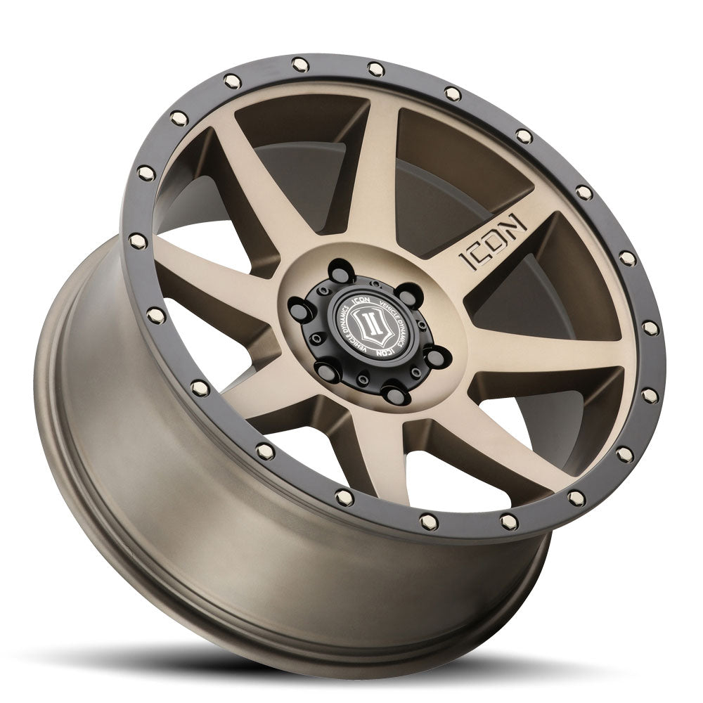 Rebound 20 X 9 / 5X5 / -12MM / 4.5 Inch Back Space Bronze, ICON Alloys