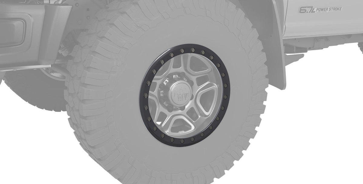 AEV Katmai DualSport Wheel Protection Ring Kit 18" - Satin Black