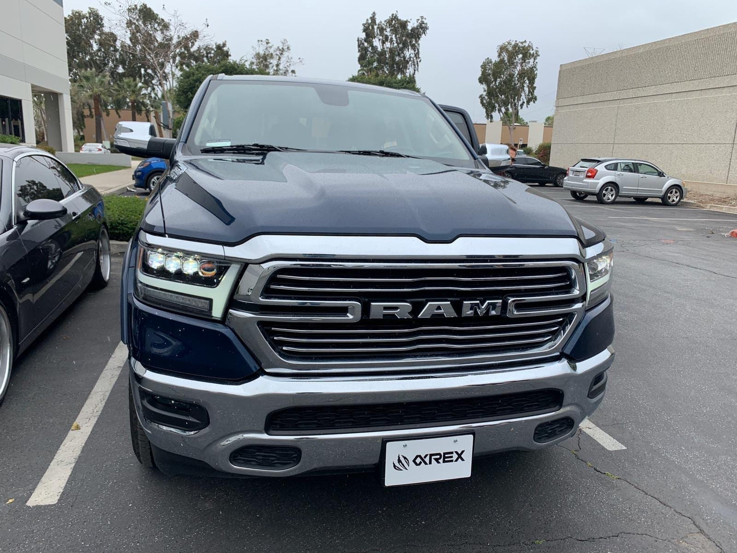 19-24 Ram 1500 NOVA-Series LED Projector Headlights Black | AlphaRex