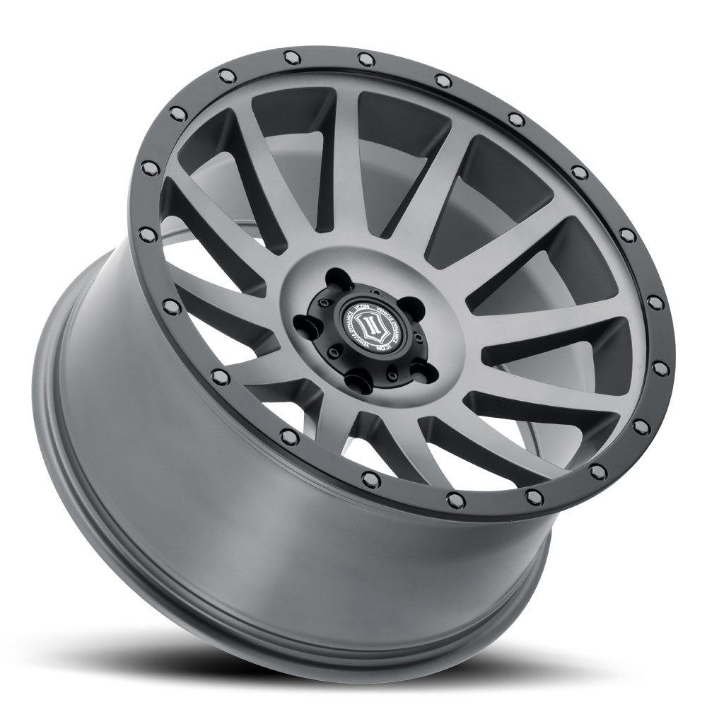 Compression 20 X 10 / 6 X 135 / -19MM / 4.75 Inch Back Space Titanium, ICON Alloys