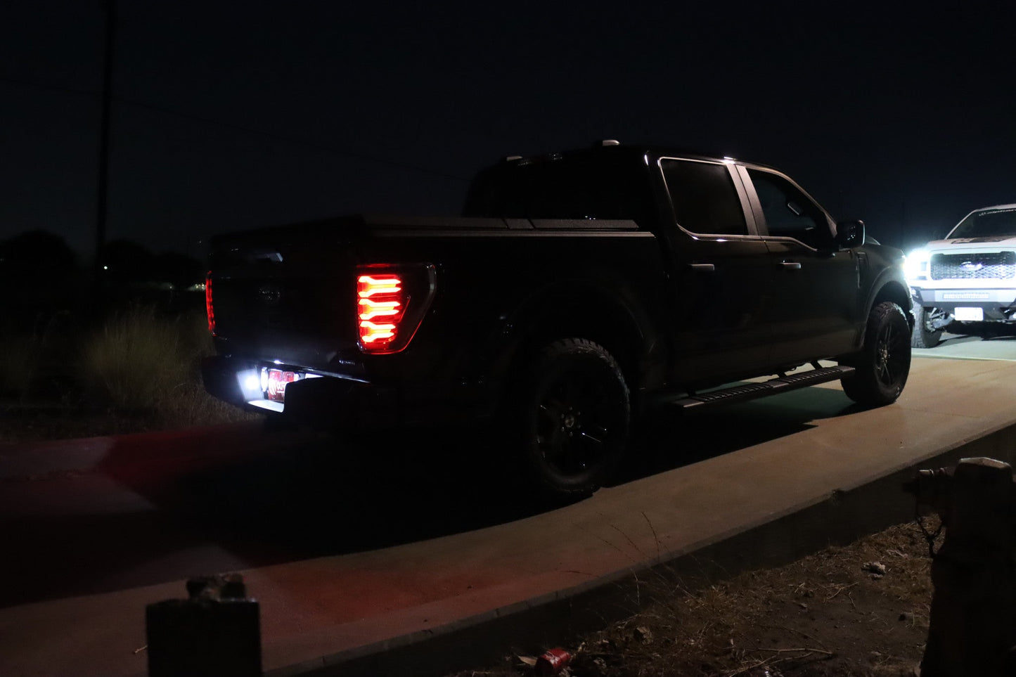 21-23 Ford F150/F150 Raptor LUXX-Series LED Tail Lights Black-Red | AlphaRex