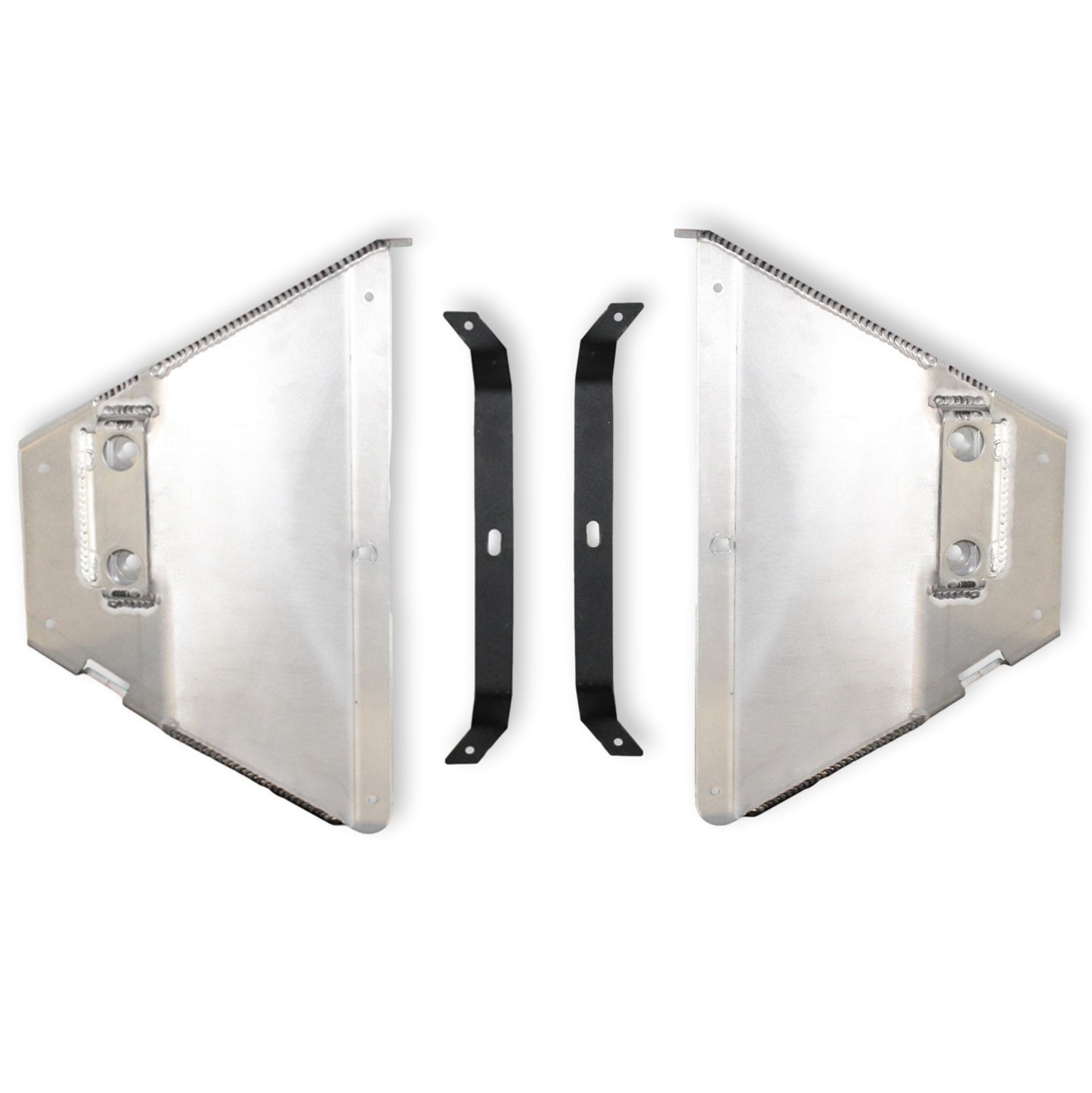 A-arm Skid Plates | 21-Present Bronco - 1/4" 5052 Aluminum - Raw Metal