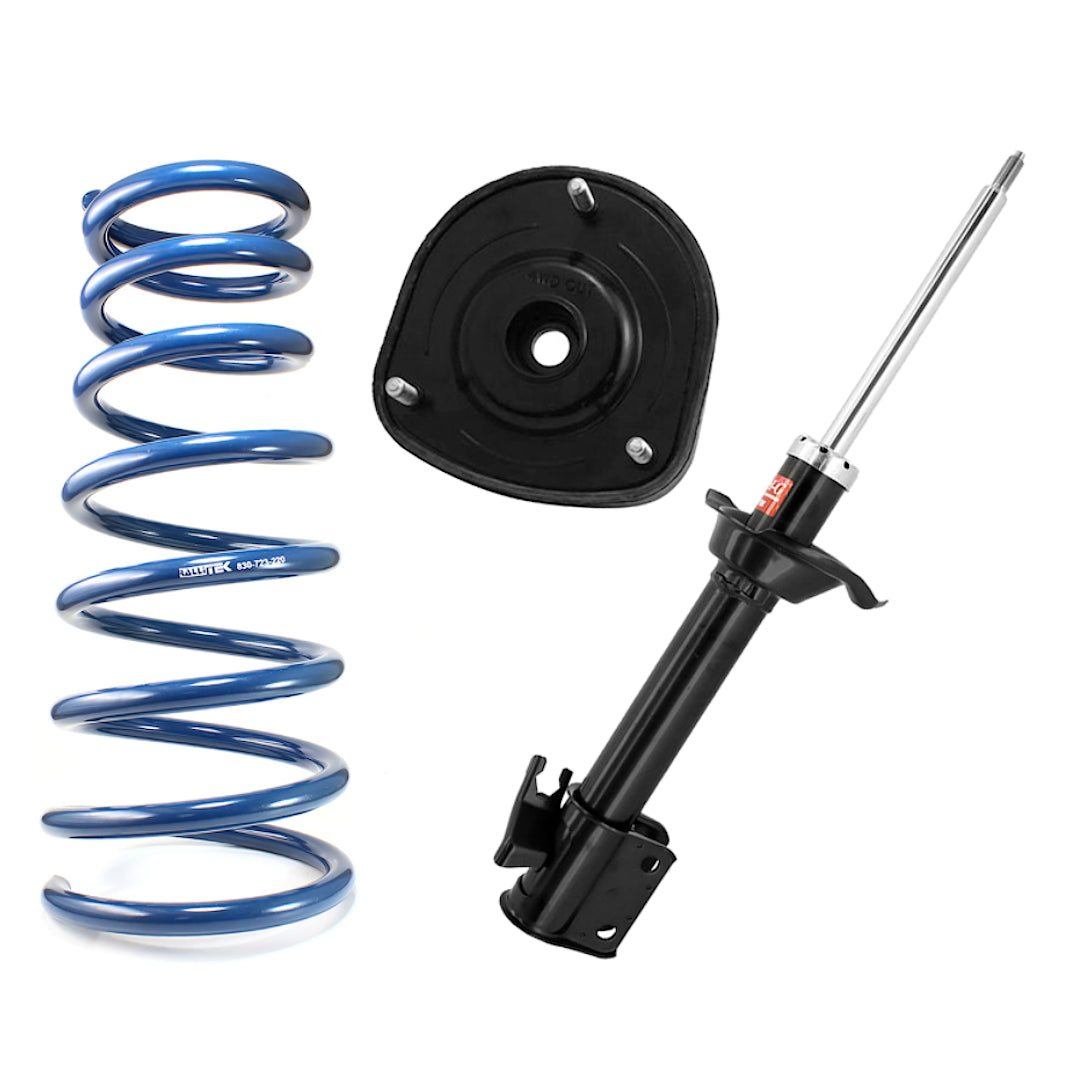 RalliTEK 2" Rear Overload Springs & KYB Excel-G Struts Assembled - Legacy Outback 1995-1999