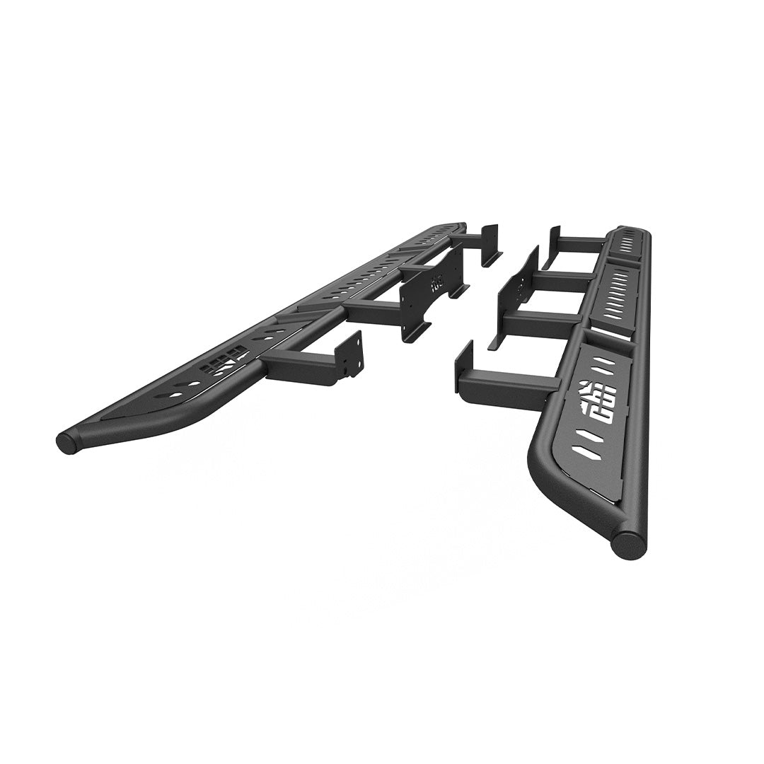 Toyota Tacoma Overland Bolt-On Rock Sliders Double Cab 6' Long Bed | 2024-2025