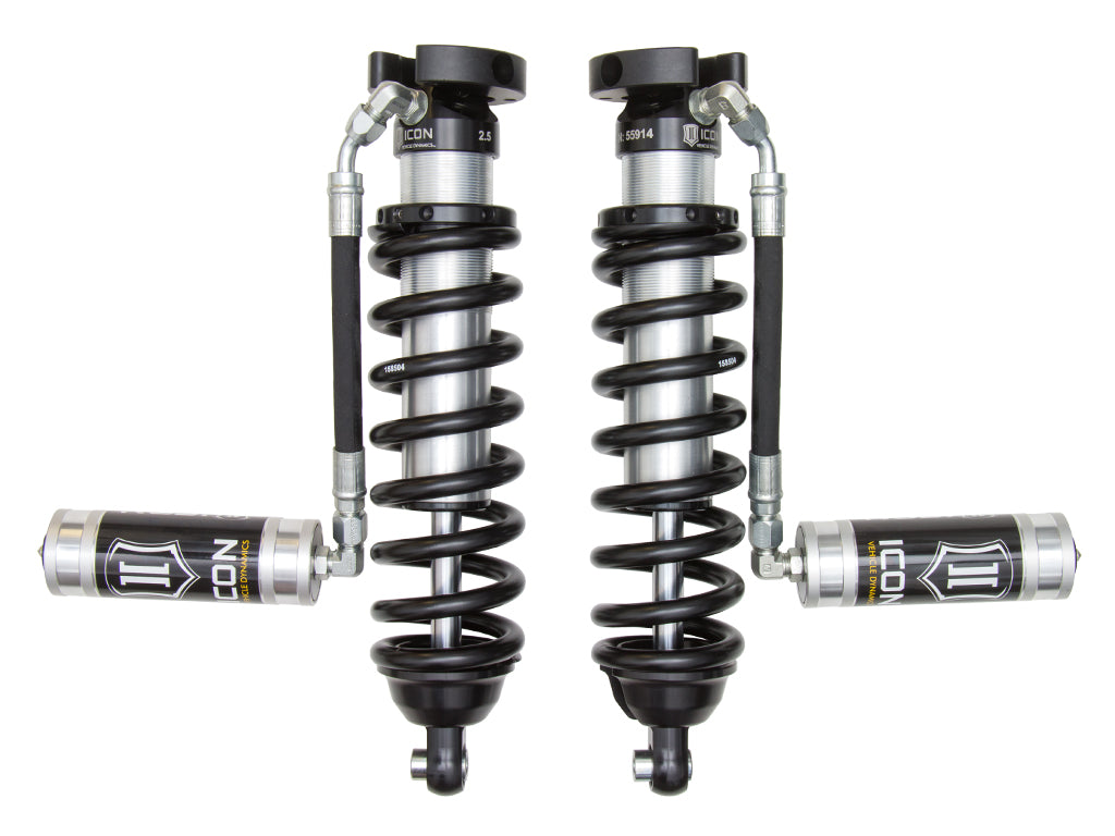 1996-2004 Toyota Tacoma 0-3 Inch Lift Front V.S. 2.5 Series Coilover Kit Remote Reservoir Icon Vehicle Dynamics