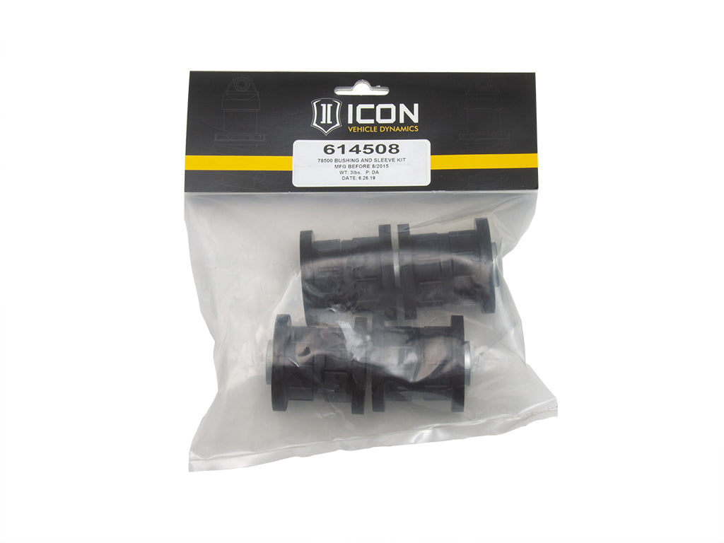 78500 Bushing And Sleeve Kit Mfg Before 8/2015 Icon Vehicle Dynamics
