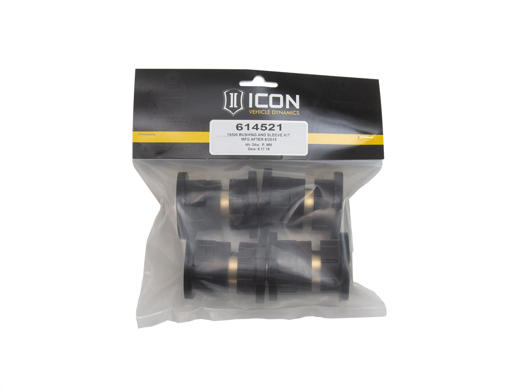 78500 Bushing And Sleeve Kit Mfg After 8/2015 Icon Vehicle Dynamics