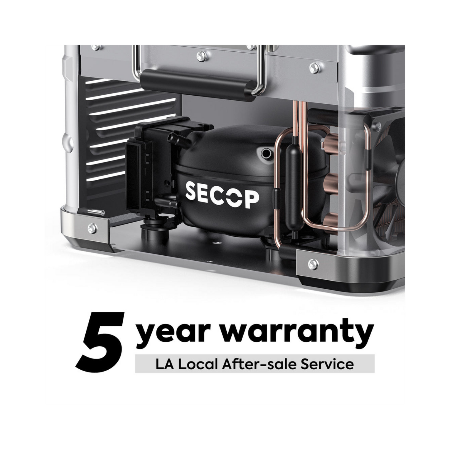 APL20 Light Duty Aluminum Silver Freezer Single Zone | ICECO | 20 LT