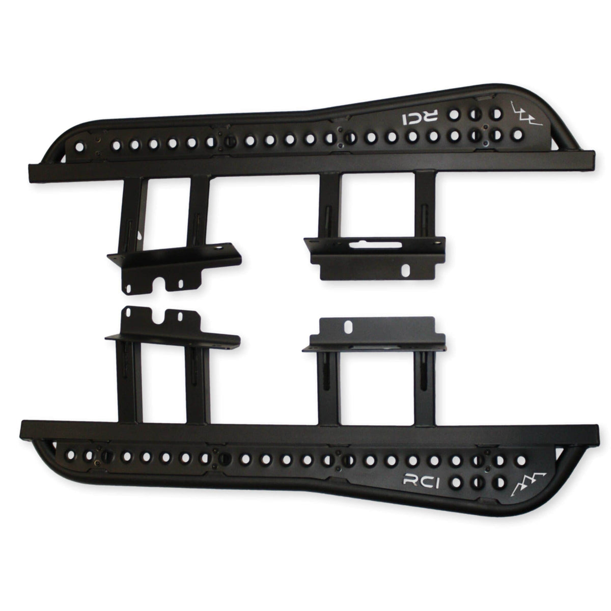 2 Door | Rock Sliders | 21-Present Bronco - 20 degree slider with top tread plate, bare metal