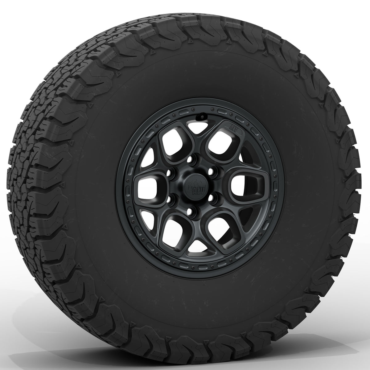 AEV Crestone DualSport Wheel for 2023+ Colorado/Canyon and 2019+ Silverado/Sierra 1500 - Satin Black
