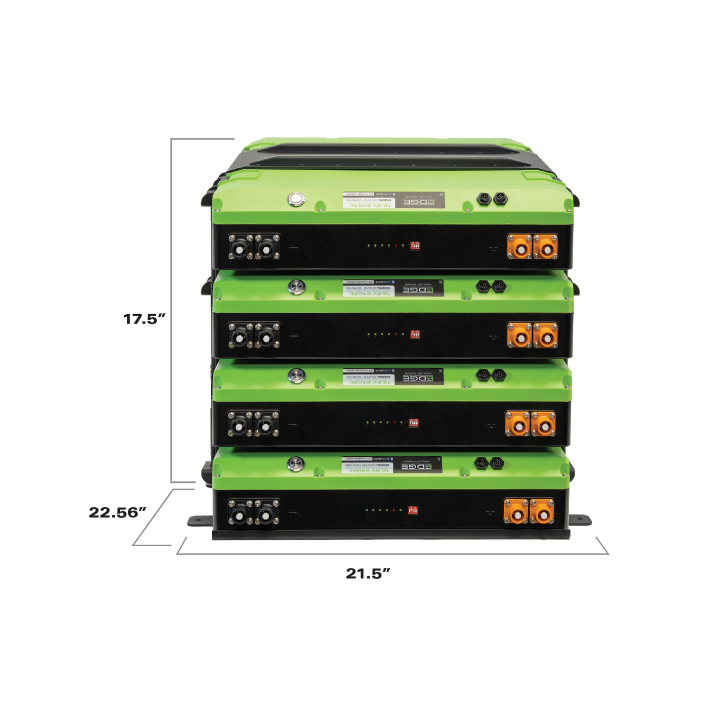 Edge EX2 4-Battery LiFePO4 Lithium Mounting Expansion Kit | Expion360