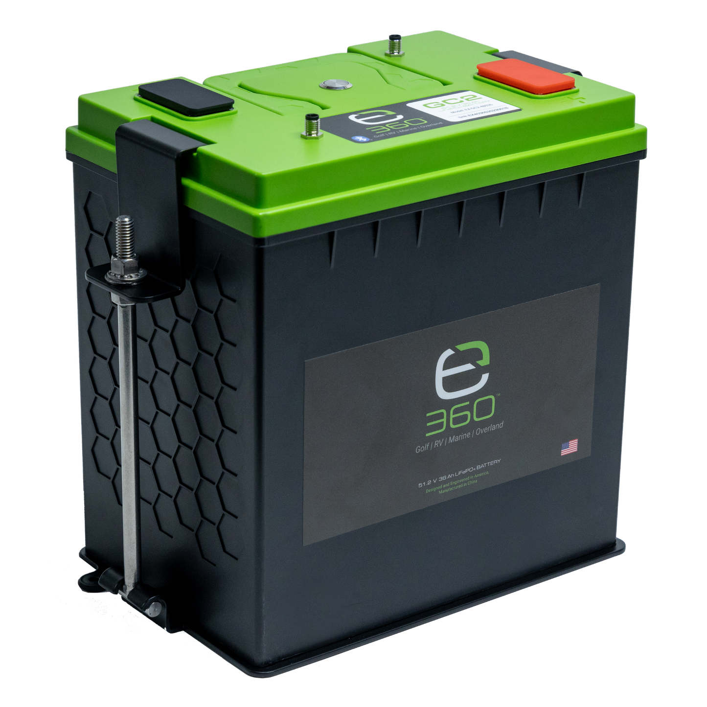 GC2 LiFePO4 Lithium Battery Mounting Kit