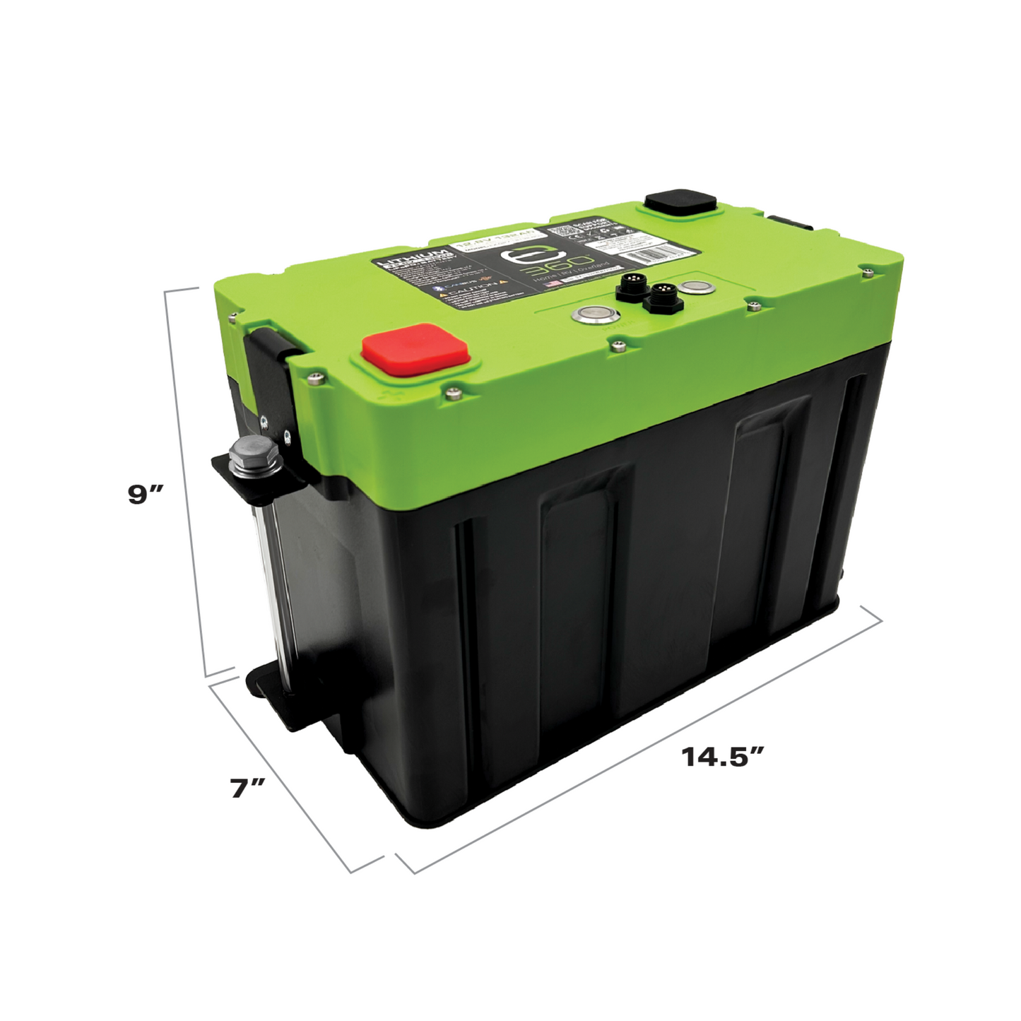 Group 27 Heated & Bluetooth LiFePO4 Lithium Battery Mounting Kit for | Expion360