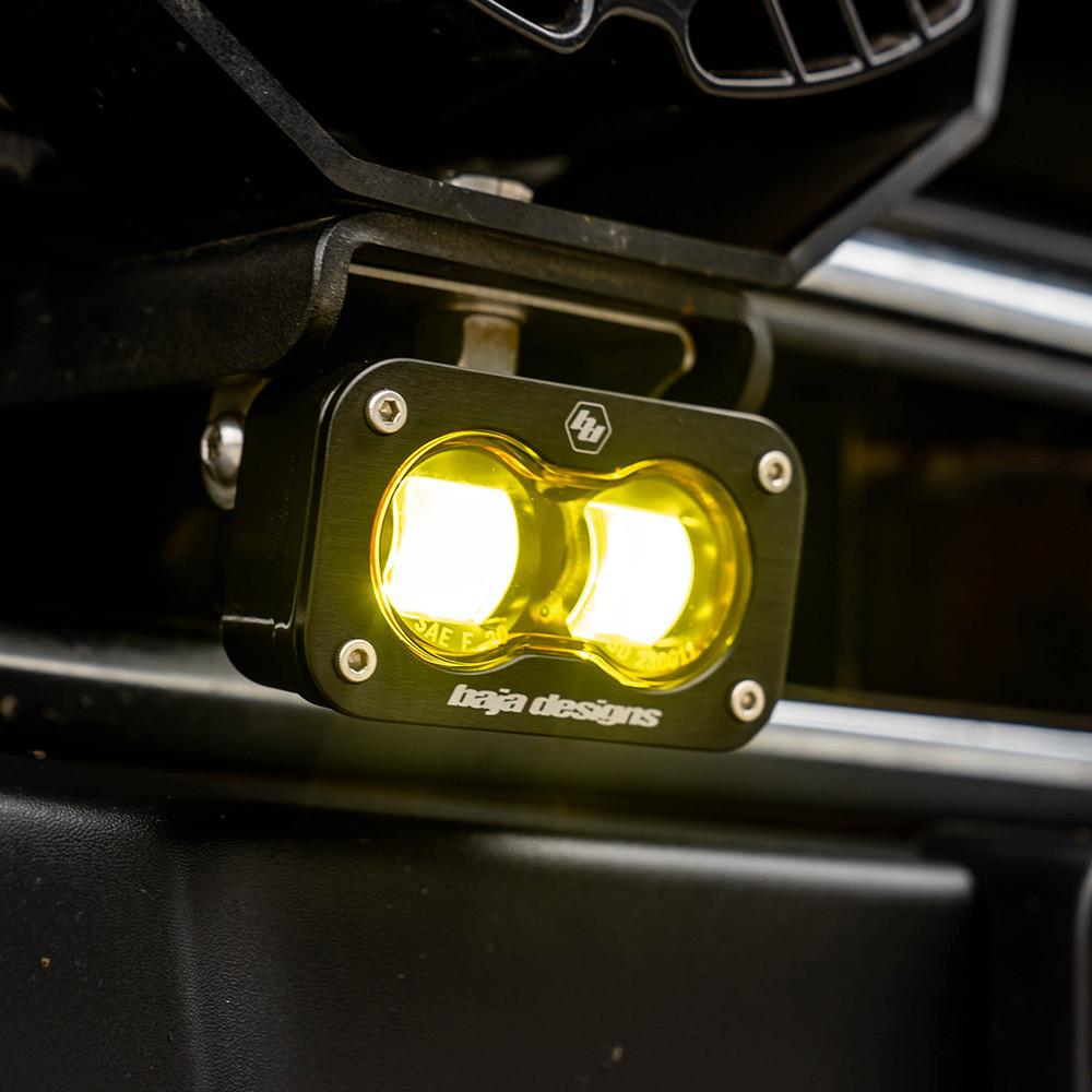 S2 SAE Pair LED Spot, Amber Baja Designs