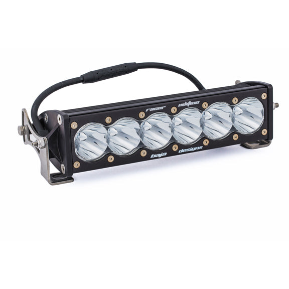 OnX6 Straight Racer Edition LED Light Bar (10 Inch; Racer Spot; Clear)
