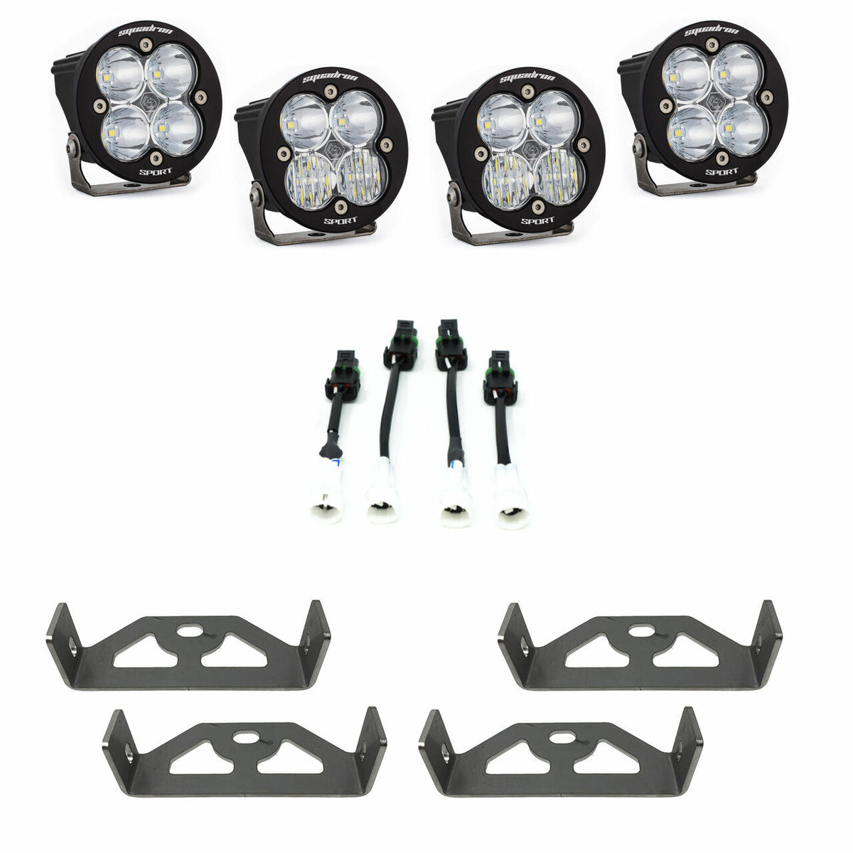 Squadron-R Sport Headlight Kit - '16-21 YXZ (Multi-Pattern; Clear)