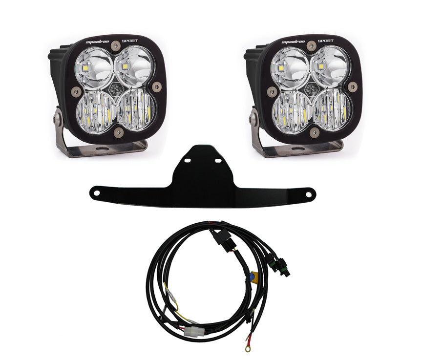 Squadron Sport Frame Mount Kit - '16-20 Africa Twin (Multi-Pattern; Clear)