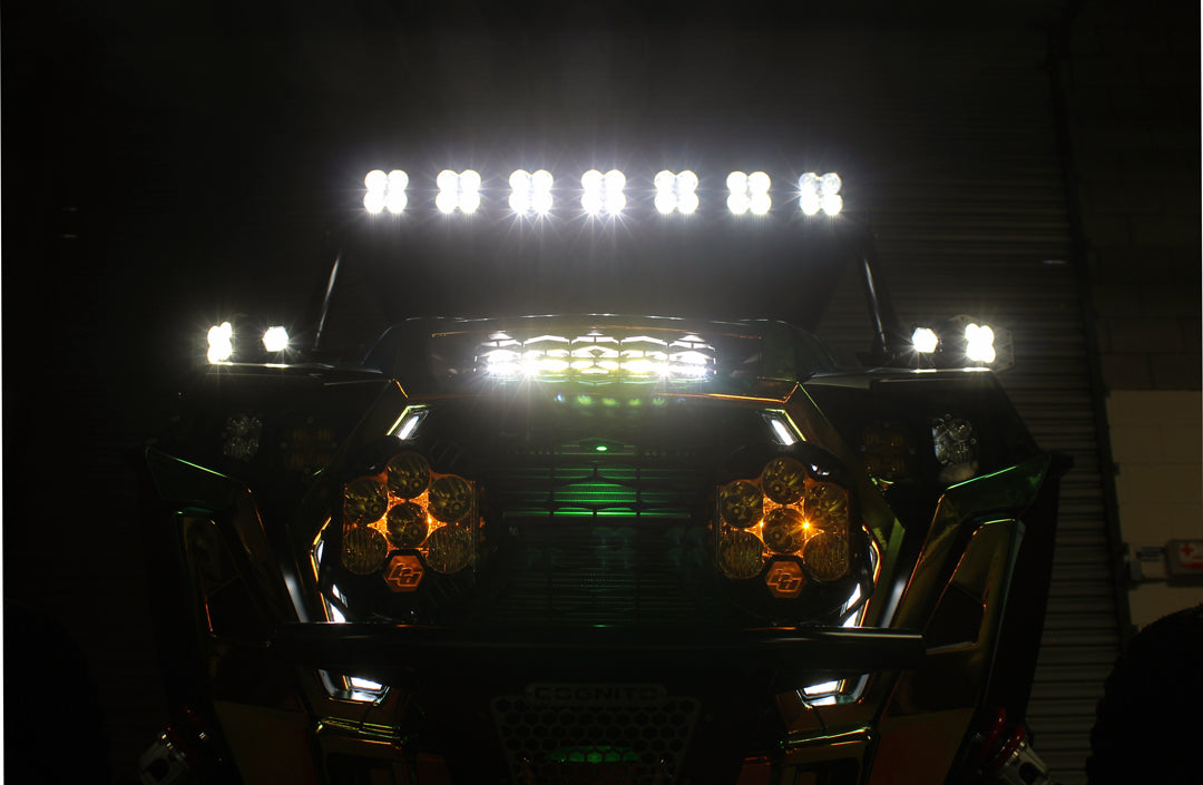 S8 10 Inch Hood Mount Light Bar Kit