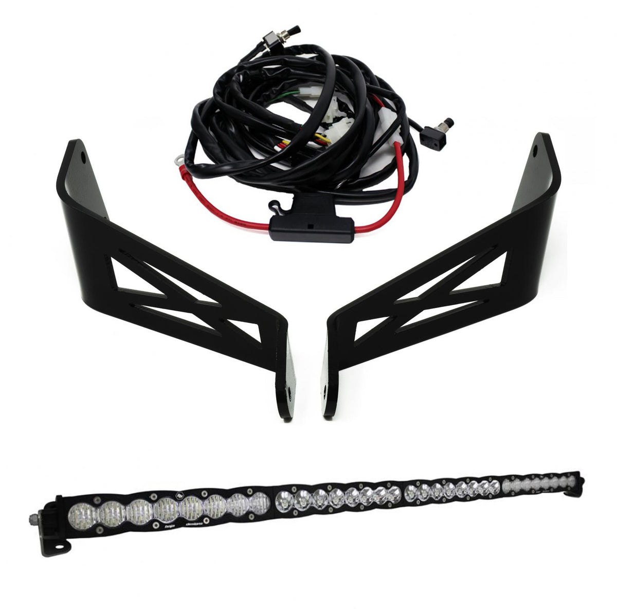S8 40 Inch Roof Mount Kit - '17-21 Maverick X3 (Driving/Combo; Clear)