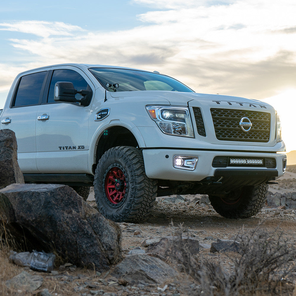 Squadron-R Pro Fog Pocket Kit - '16-19 Titan (Wide Cornering; Clear)