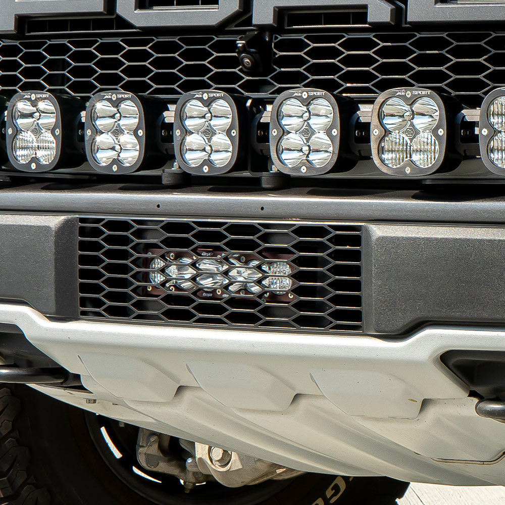 OnX6+ 10 Inch Grille Lower Kit - '17-20 F-150 Raptor (Driving/Combo; Clear)