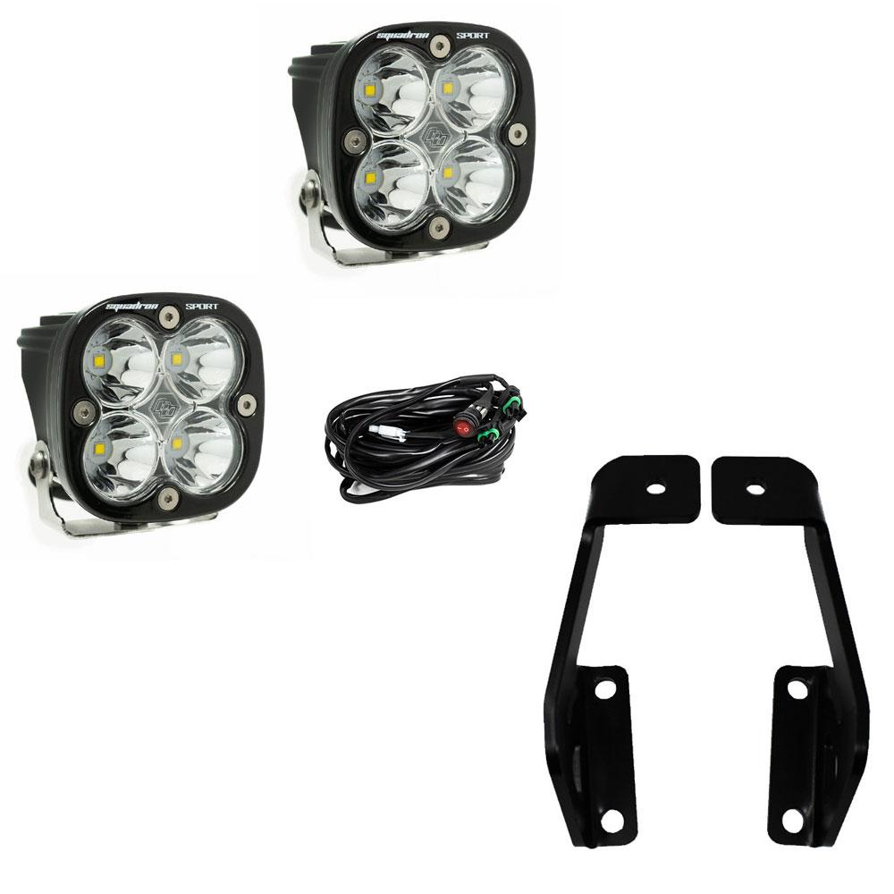 Squadron Sport A-Pillar Kit - '09-14 F-150 (Driving/Combo; Clear)