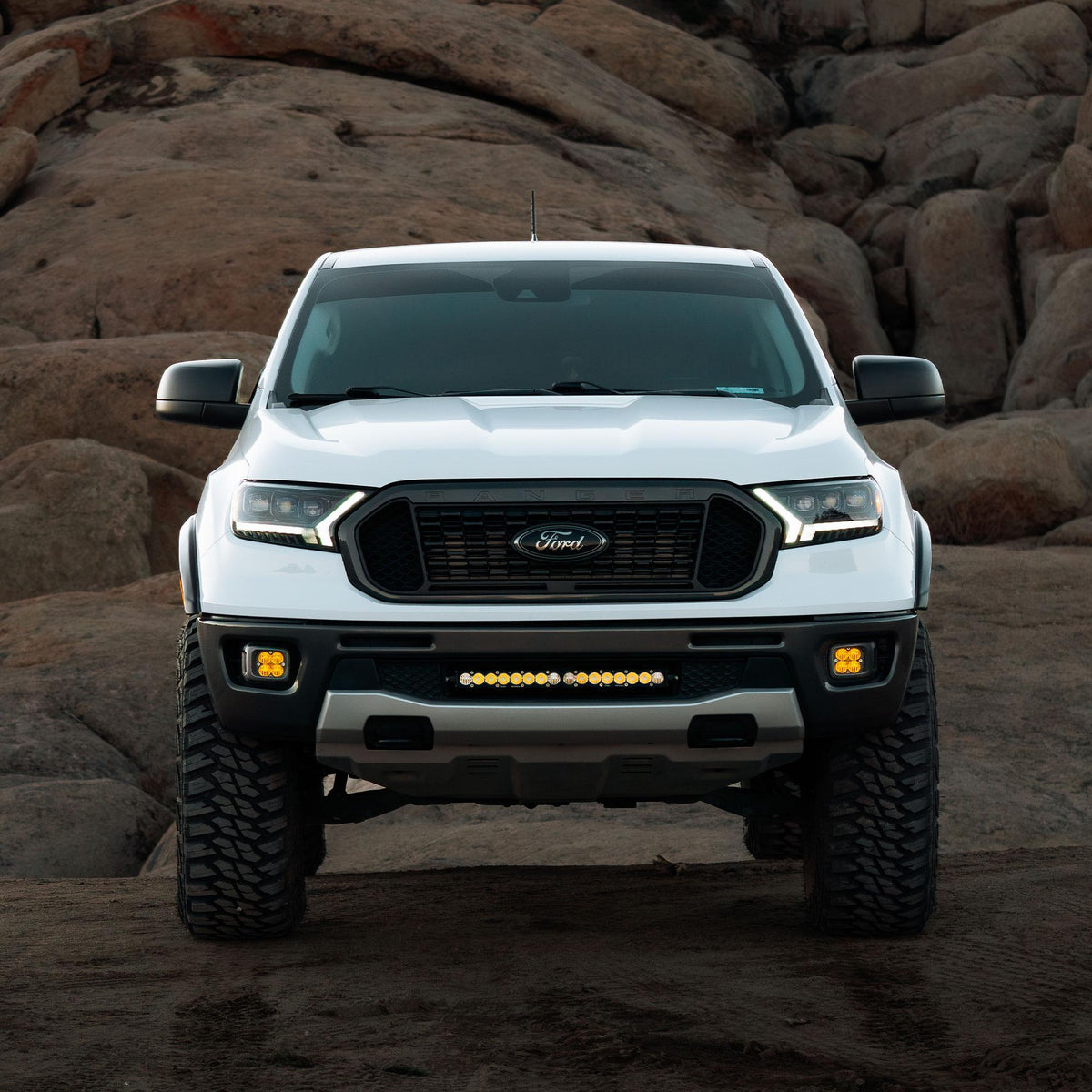 S8 20 Inch Grille Kit - '19-22 Ranger (Driving/Combo; Clear)