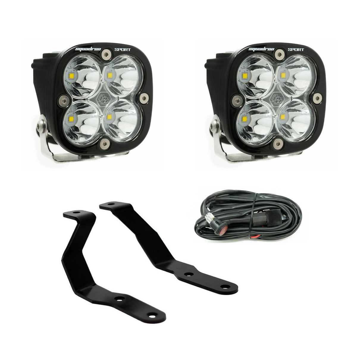 Squadron Sport A-Pillar Kit - '19-22 Ranger (Driving/Combo; Clear)