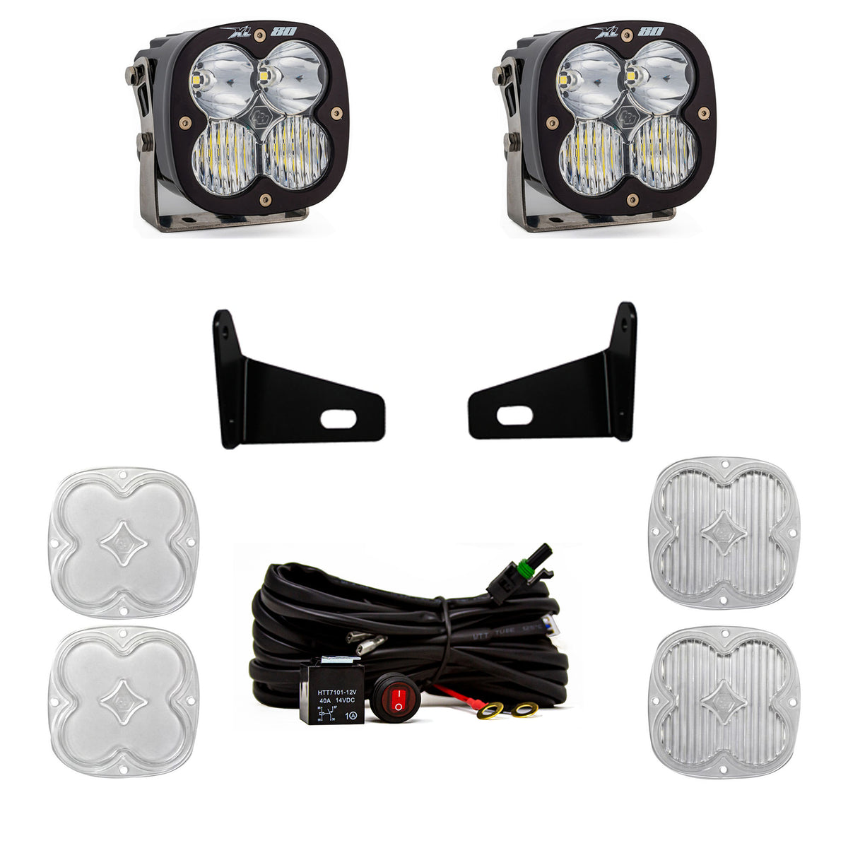 XL80 A-Pillar Kit - '17-22 Maverick X3 (Driving/Combo; Clear)