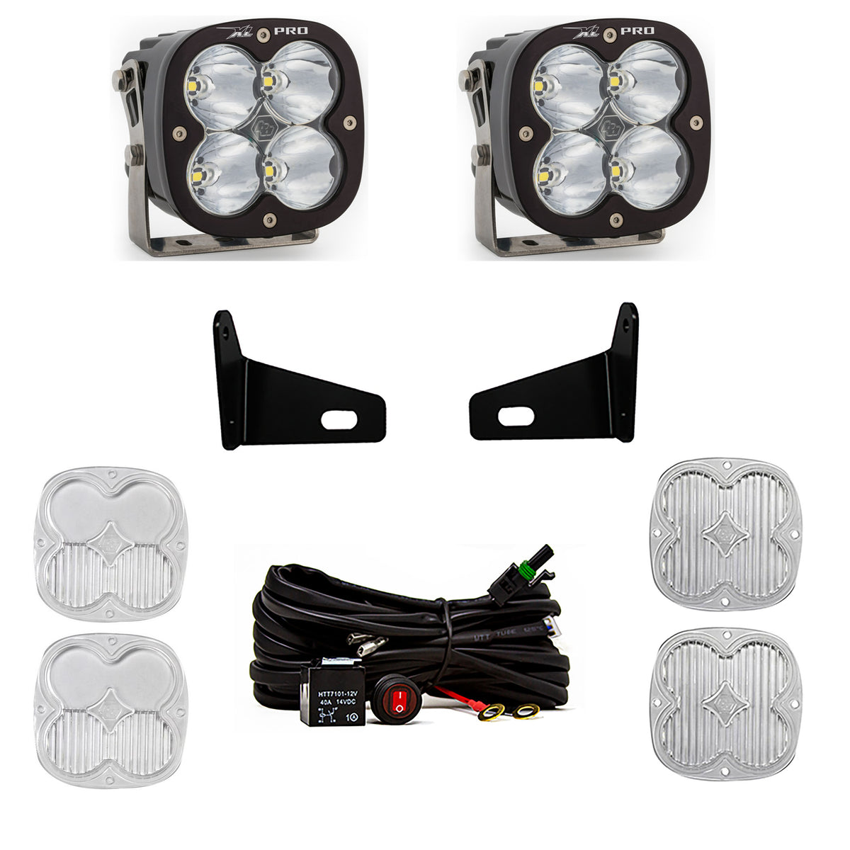 XL Pro A-Pillar Kit - '17-22 Maverick X3 (Driving/Combo; Clear)