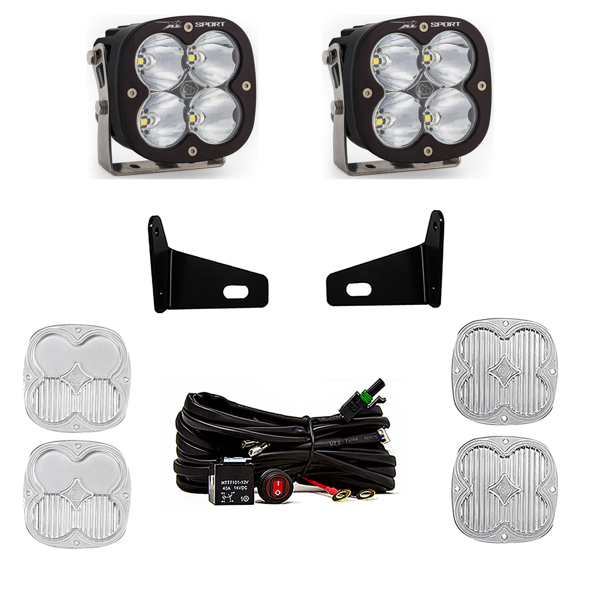 XL Sport A-Pillar Kit - '17-22 Maverick X3 (Driving/Combo; Clear)