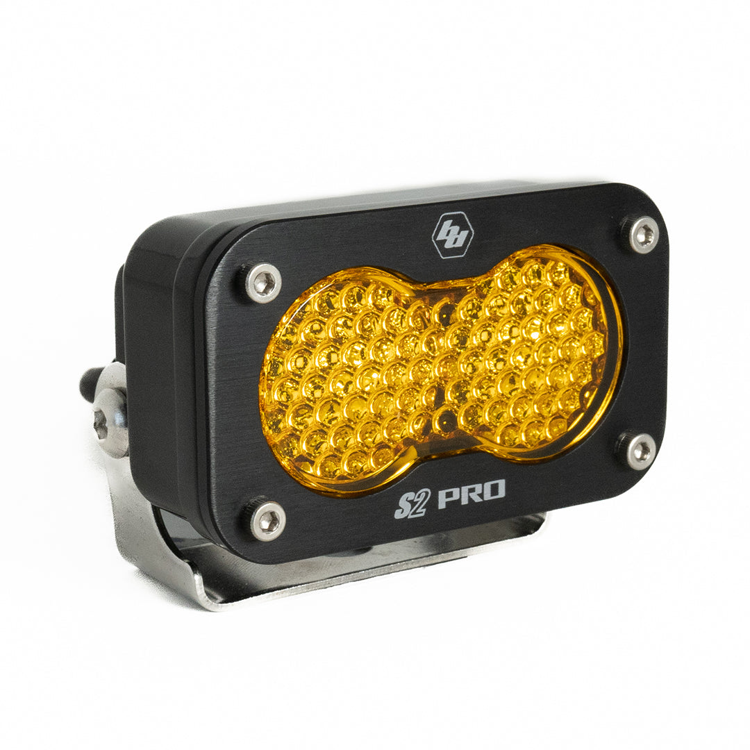 S2 Pro Black LED Light Pod (Work/Scene; Amber)