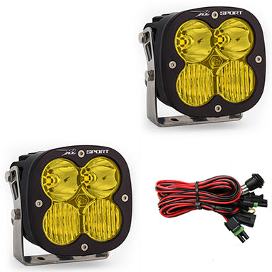 XL Sport LED Light Pod Pair (Driving/Combo; Amber)
