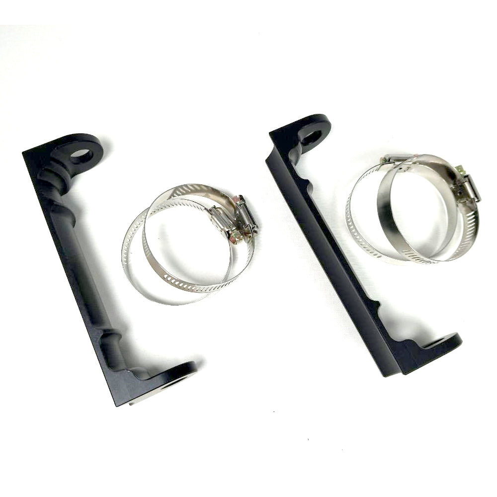 Motorcycle Racelight Receiver Kit w/ Rubberized Clamps For 8 Inch Race Light
