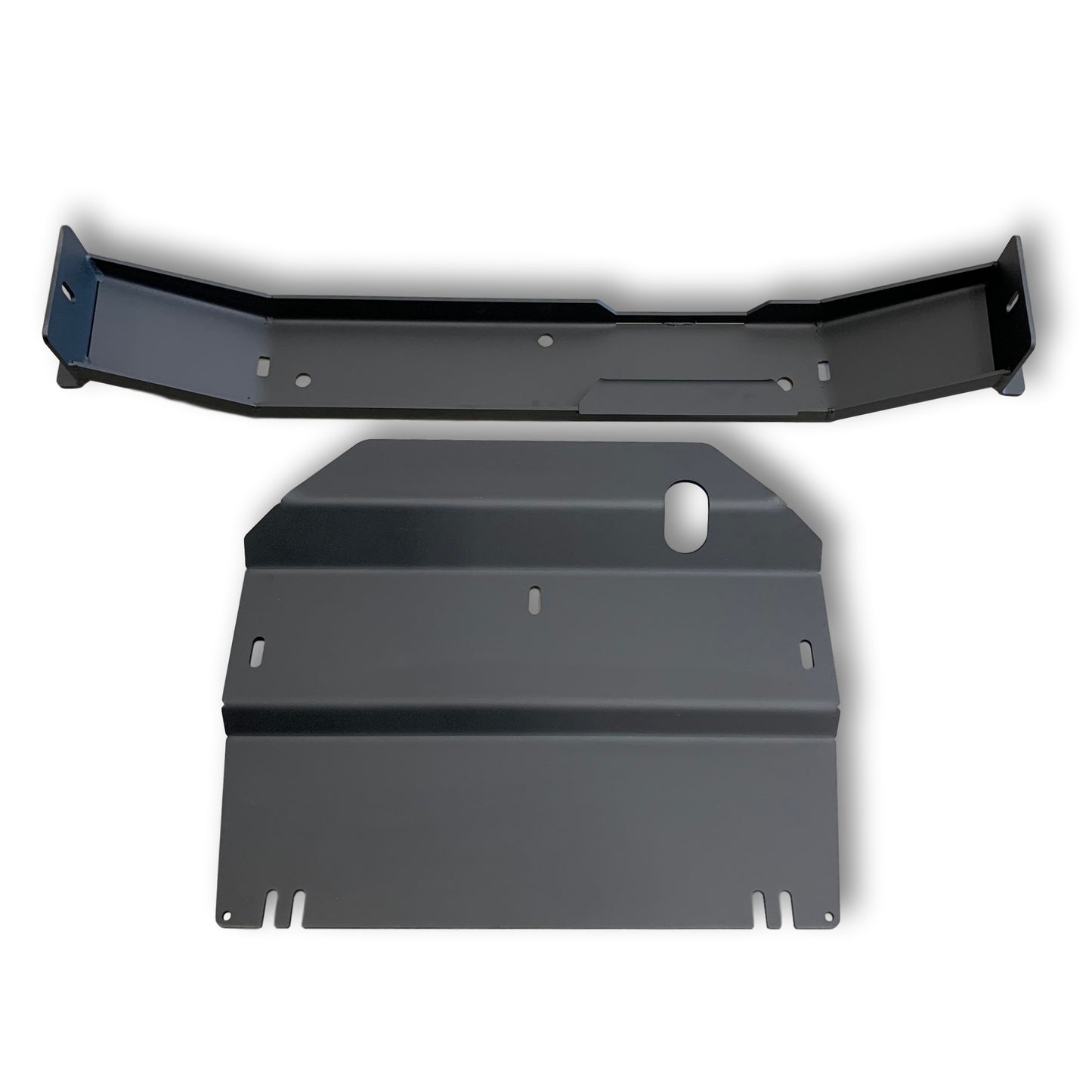 Transfer-Case Skid Plate | 10-Present GX460 - 1/4" 5052 Aluminum - Black Powder Coat