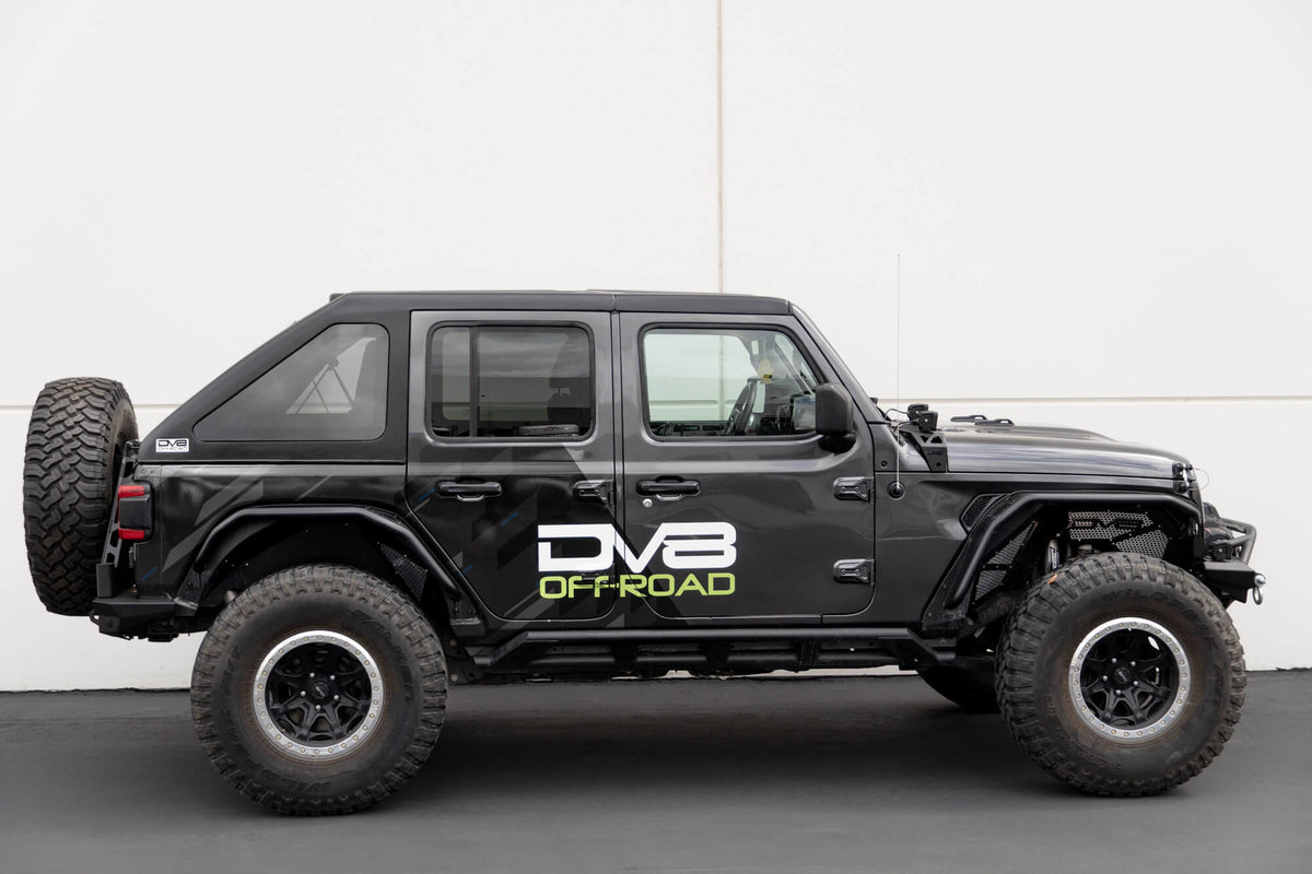 2018-2025 Jeep Wrangler JLU 4 Door Razor Series Fastback Hard Top