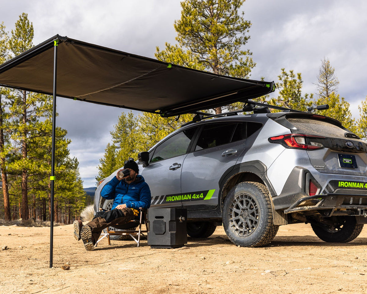 Deltawing Instant Awning XT 1.4M by 2.0M - Black
