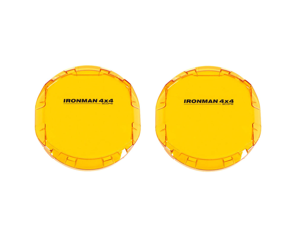 9" Scope LED Driving Light Covers (Amber)