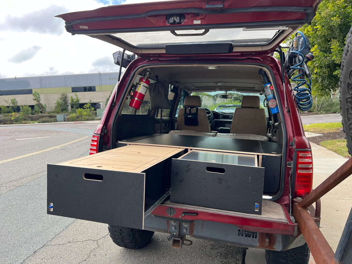 Land Cruiser 80 | Dual Drawer Storage System & Bed Platform | 1990–1997 Toyota LC80