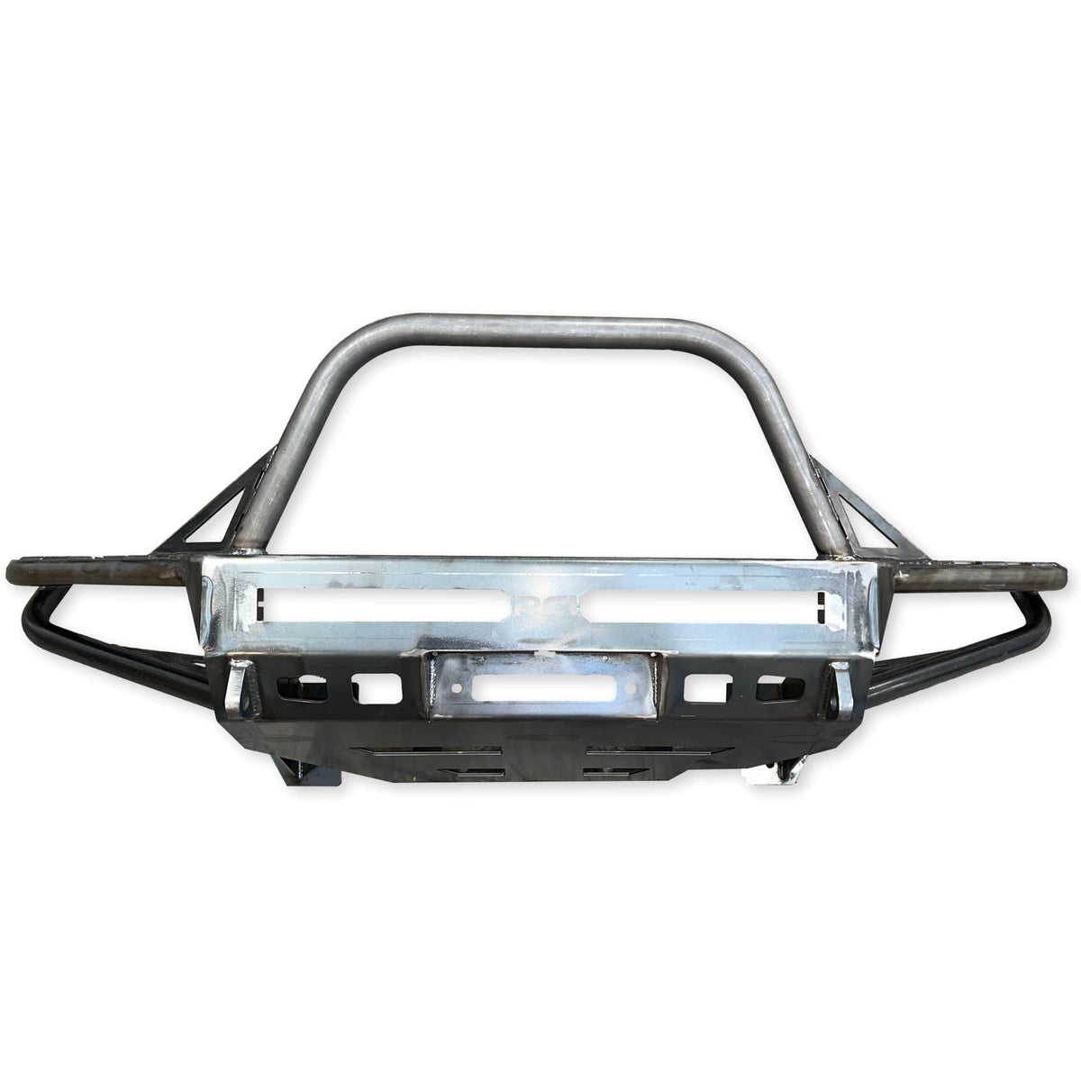 Gunnison Series Front Bumper | 16-23 Tacoma - Bare metal, tall hoop