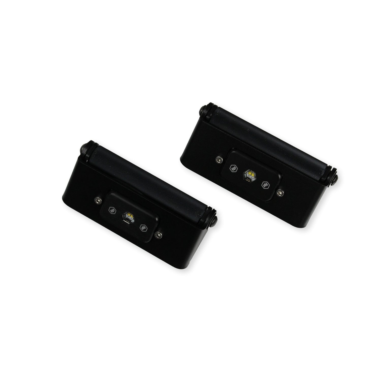 Roof Rack Grab Handles with Light Mounts - Baja Designs Dome Lights (White Light/PAIR)