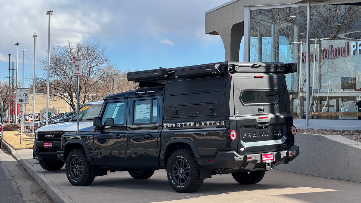 Hard Shell Overland Shower Awning with Changing Room
