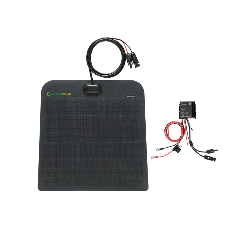 Jeep Wrangler JK AEV Lensun 20W 12V Hood Flexible Solar Panel