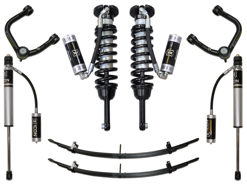 ICON 2005-2015 Toyota Tacoma 0-3.5" Lift/2016-2023 Tacoma 0-2.75" Lift, Stage 4 Suspension System, Tubular UCA – K53004T